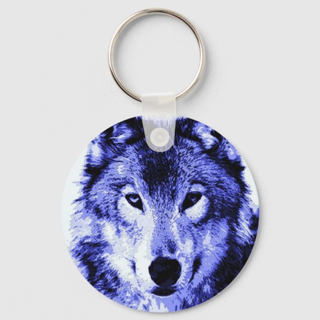 Night Wolf Schlüsselanhänger (Vorderseite)