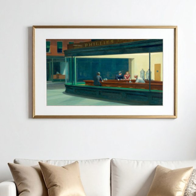 Nighthawks 1942 von Edward Hopper Poster (Von Creator hochgeladen)