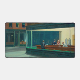 Nighthawks 1942 von Edward Hopper Schreibtischunterlage