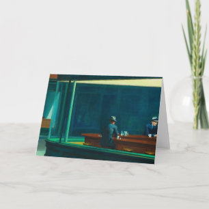 Nighthawks Edward Hopper Karte
