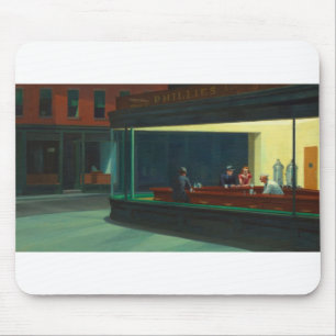 Nighthawks - Edward Hopper Mousepad
