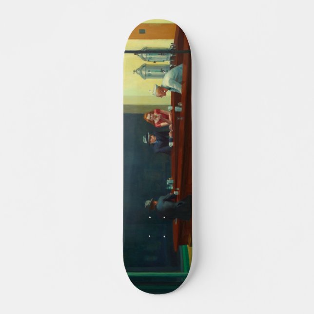 Nighthawks Gemälde von Edward Hopper Skateboard (Vorne)