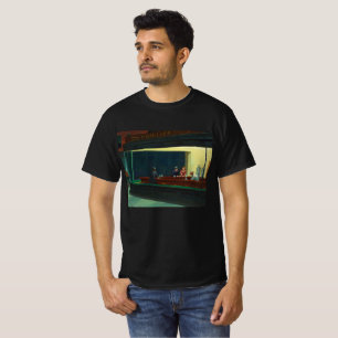 Nighthawks Gemälde von Edward Hopper T-Shirt