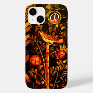 NIGHTINGALE MIT ROSE MONOGRAMM, Rot-Schwarz-Gelb title_seo2