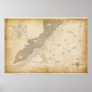 Nightlord FUGUE Karte Poster