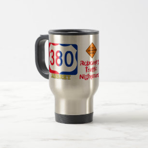 Nightmare Highway 380, Aubrey, TX, Travel Mug