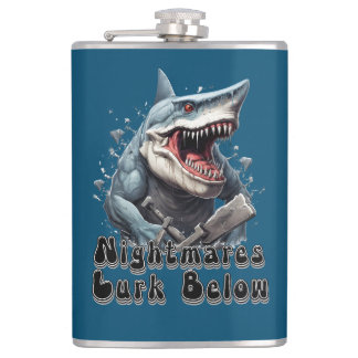 Nightmares Lurk Untere Geschenkidee Flachmann