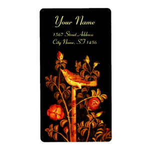 NIGHTON MIT ROSE, rot-gelb