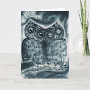 NightOwl Paare - Gruß-Karte Karte