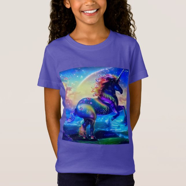 NightScape-Young Girl's- T-Shirt (Vorderseite)