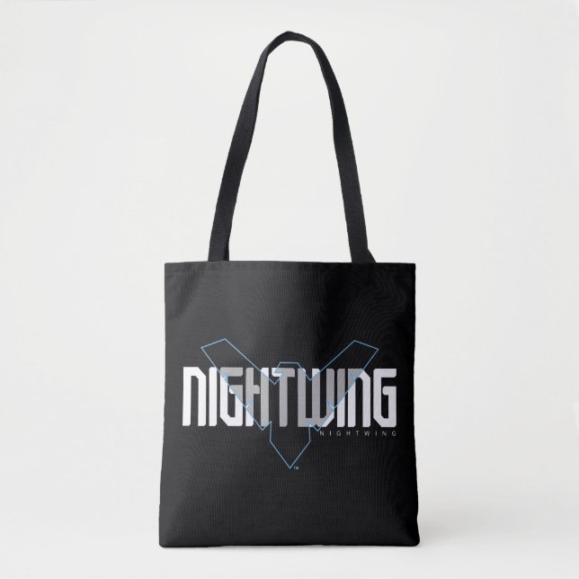 Nightwing High-Tech Name Grafik Tasche (Vorderseite)