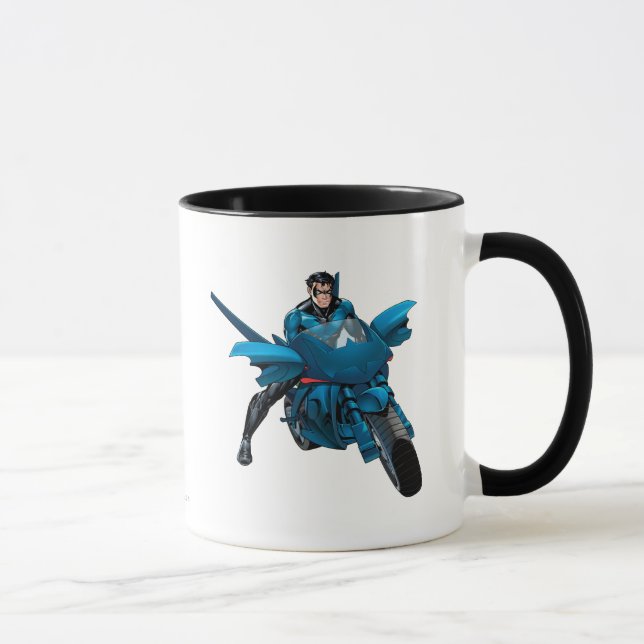 Nightwing on bike tasse (Rechts)