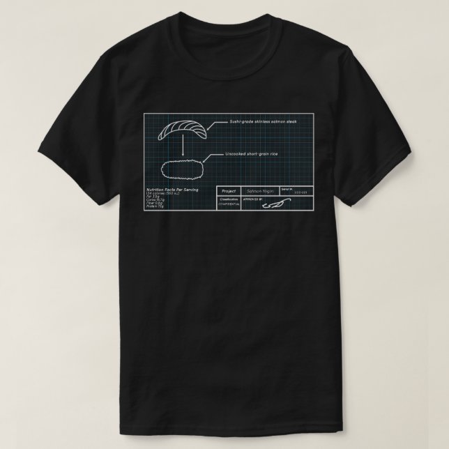 Nigiri Blueprint T-Shirt (Design vorne)