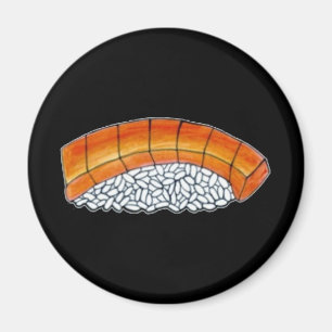 Nigiri Lachs Sushi w/Rice Japanese Food Magnet