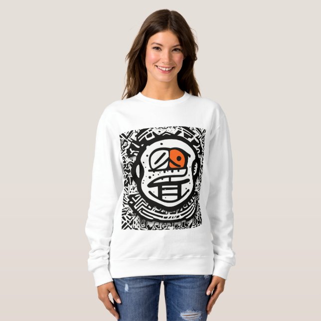 Nigo's Boondocks Bape Graffiti Chic Sweatshirt (Vorne ganz)