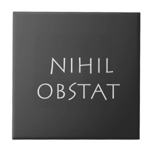 Nihil obstat fliese