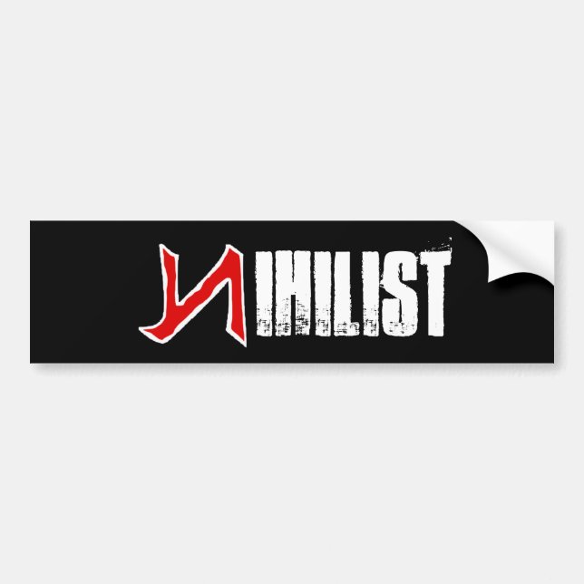 Nihilist Autoaufkleber (Vorne)