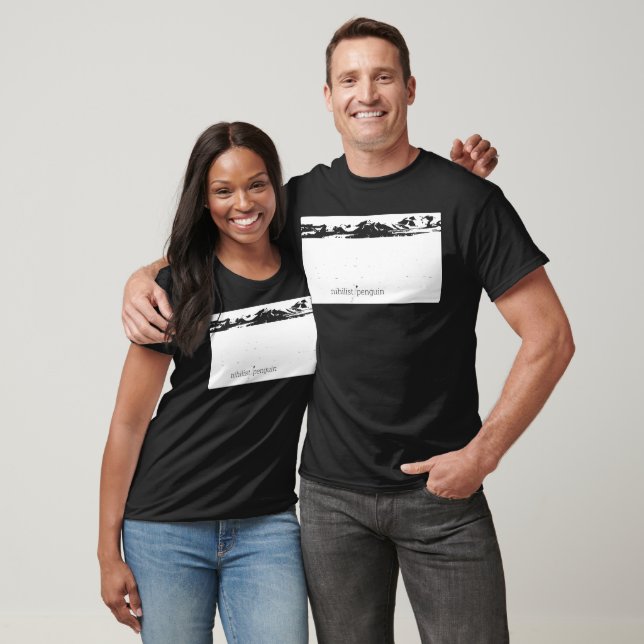Nihilistischer Pinguin T-Shirt (Unisex)