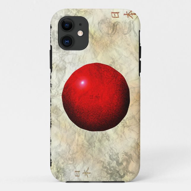 Nihon Flag Japan Patriotic Phone Case (Rückseite)