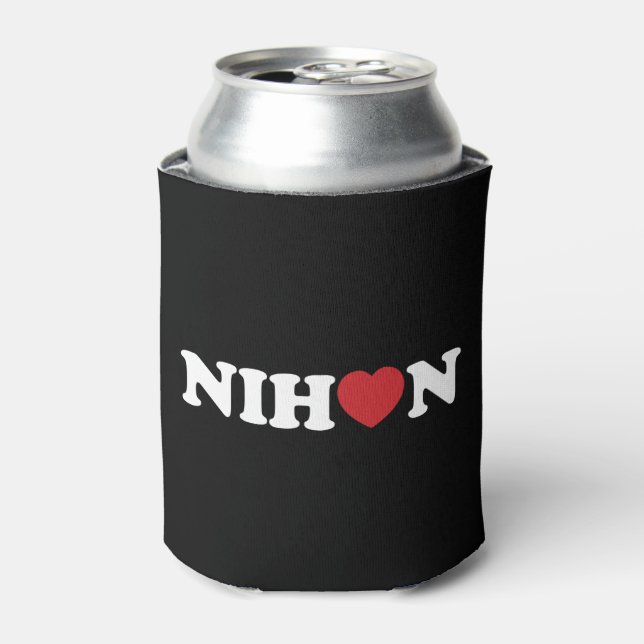 Nihon Liebe Heart Can Cooler Dosenkühler (Kanne Vorderseite)