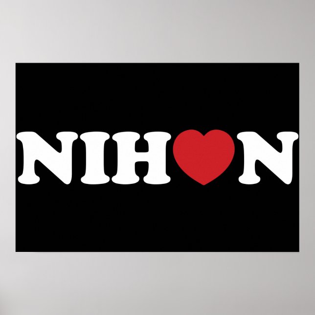 Nihon Liebe Heart Poster (Vorne)