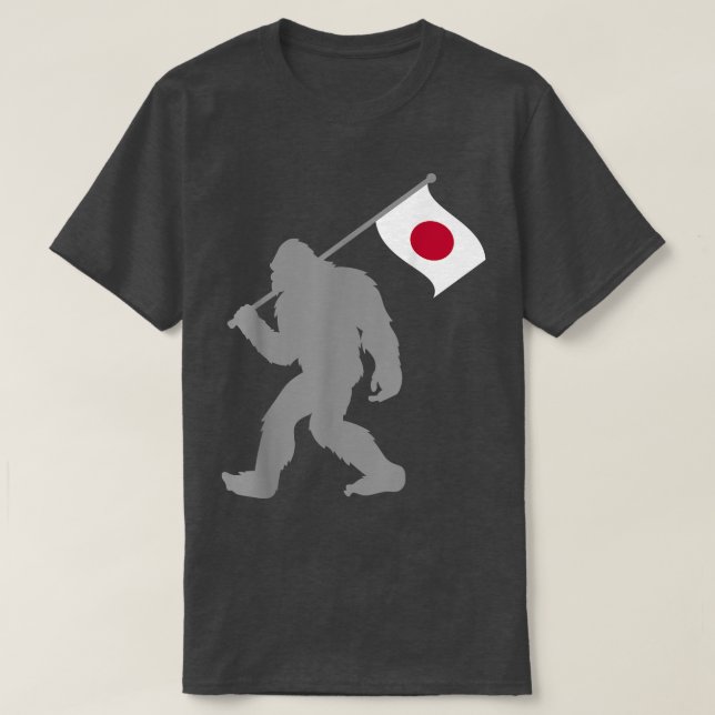 Nihon oder japanische Flagge auf der japanischen F T-Shirt (Design vorne)