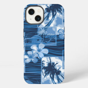 Niihau Inselhawaiischer Plumeria und Palme iPhone Hülle