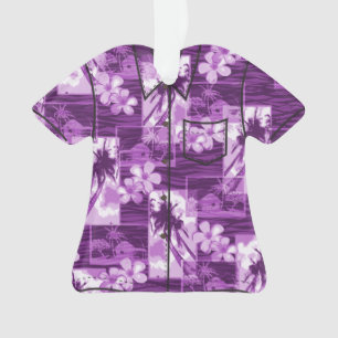 Niihau Island Plumeria hawaïenne Aloha Shirt