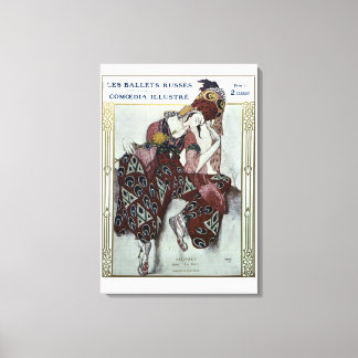 Nijinsky dans La Peri — Ballets Russes Leinwanddruck