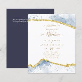 NIKAH Islamic Bismillah Wedding Einladungen Hausha