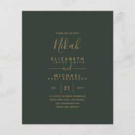 NIKAH - Modernes Green Gold Budget