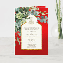 Nikah Walimah Wedding Invitation Program UAWG Karte