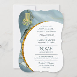 Nikah Wedding Invites | Islamischer Walimah Modern Einladung