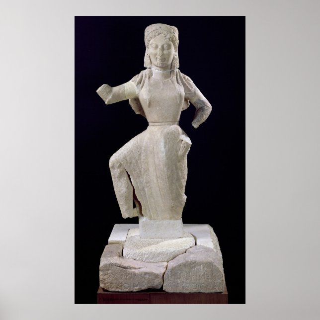 Nike, aus Delos, c.550 v. Chr. Poster (Vorne)