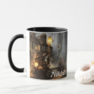 Nikhil's Morning Tea Personalisiert anpassbar Tasse
