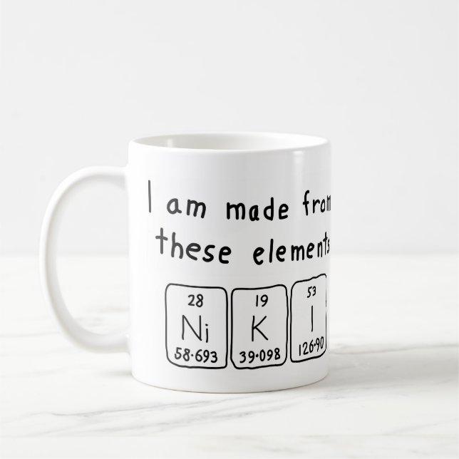 Niki Periodenname Tasse (Links)