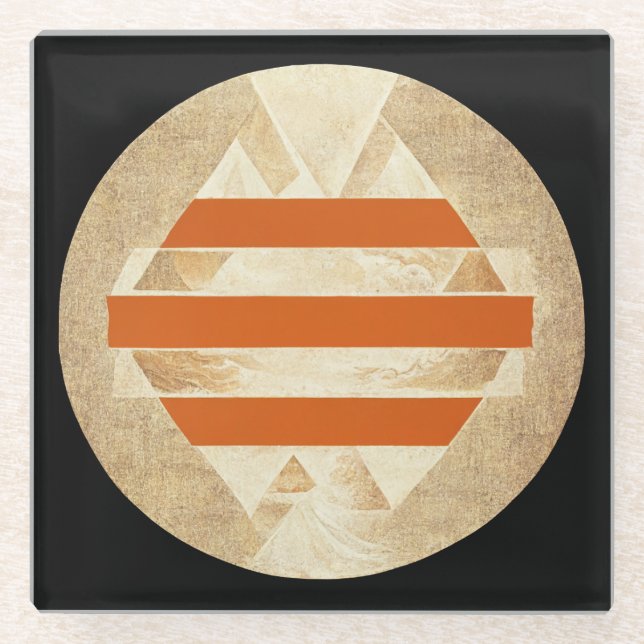 Nikias Logo Glasuntersetzer (Vorderseite)