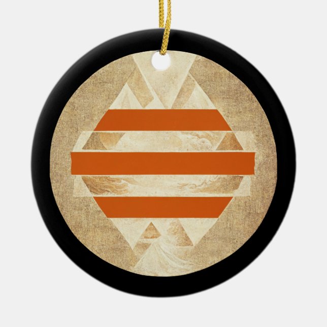 Nikias Logo Keramik Ornament (Vorne)