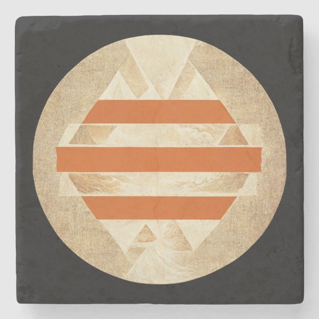 Nikias Logo Steinuntersetzer (Vorderseite)