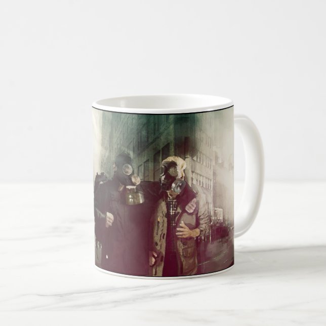 Nikita Kozmins Kunst der "besten Freunde" Kaffeetasse (VorderseiteRechts)