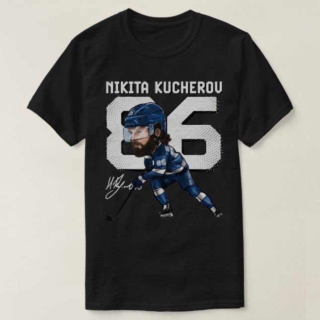 Nikita Kucherov Cartoon Essential T - Shirt (Design vorne)