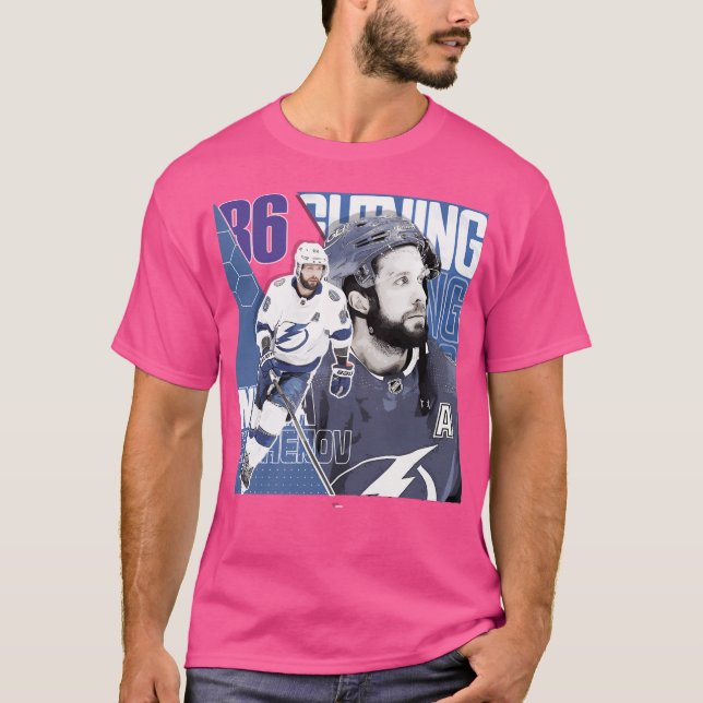 Nikita Kucherov Hockey Shirt Blitze (Vorderseite)