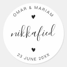 Nikkafied Eleganzitat mit schwarzem Text