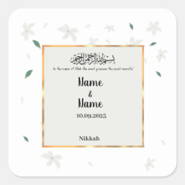 Nikkah bevorzugt Aufkleber