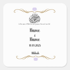 Nikkah bevorzugt Aufkleber