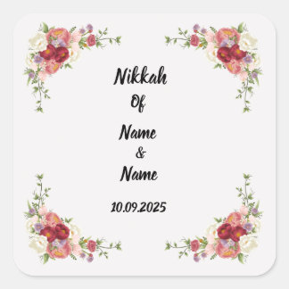 Nikkah bevorzugt Aufkleber
