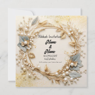 Nikkah faire-part de mariage