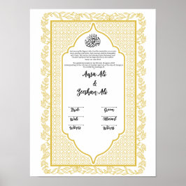 NIKKAH TEMPLATE POSTER