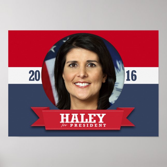 NIKKI HALEY 2016 POSTER (Vorne)