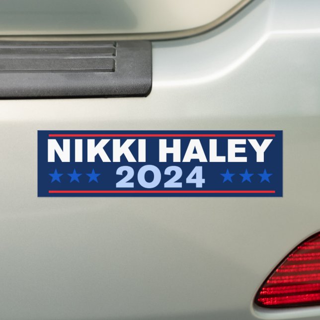 Nikki Haley 2024 Autoaufkleber (Auf Auto)